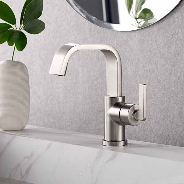 Luxier Single Hole Bathroom Faucet with Drain Assembly & Reviews Wayfair